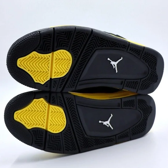 Air Jordan 4 Retro ‘Yellow Thunder’ 2023 -Men’s Athletic Shoes Sneakers - Picture 5 of 5